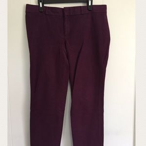 Banana Republic Maroon Dress Pants